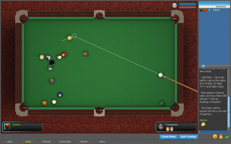 Poolians Free Pool 2D screen shot